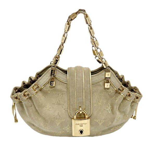 LOUIS VUITTON Vintage LV Monogram Extraordinary Theda Mini Bag Beige [105929] - Picture 5 of 15